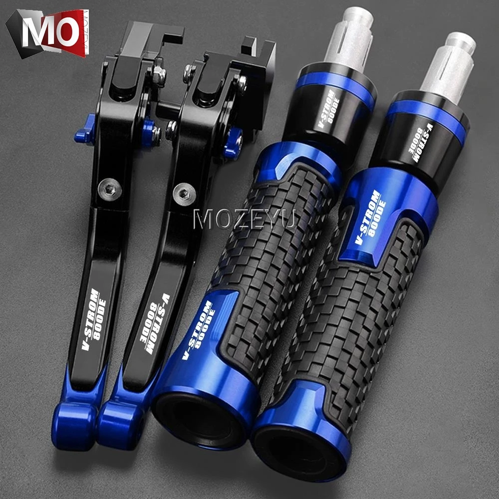 

For suzuki V-STROM 800 DE VSTROM 800DE adventure 2023 2024 2025 Motorcycle Brake Clutch Levers Handlebar Handle Hand Grips ends