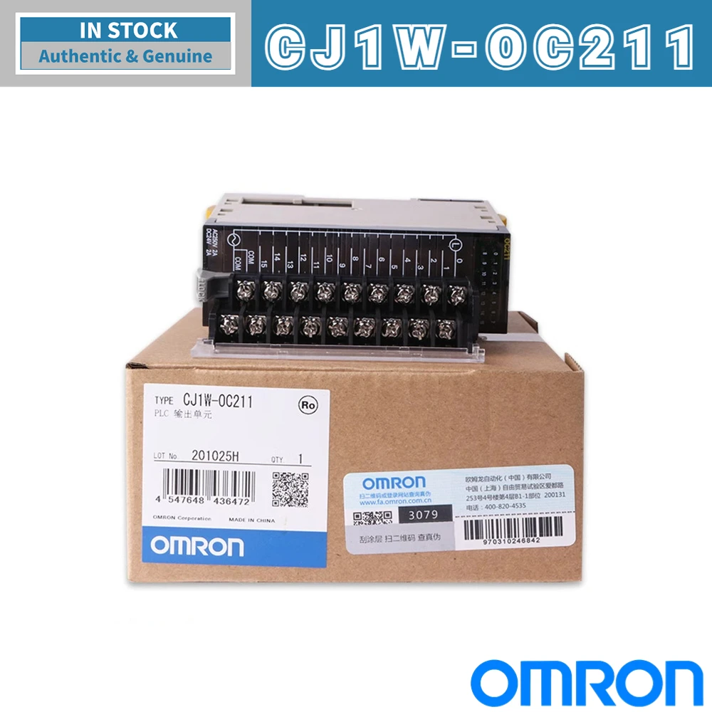 

New Authentic Original Japan OMRON CJ-series PLC CJ1W-OC211 OD211 OD231 OD261 OD212 OD232 OD262 OD263 OC201 OD201 OD233