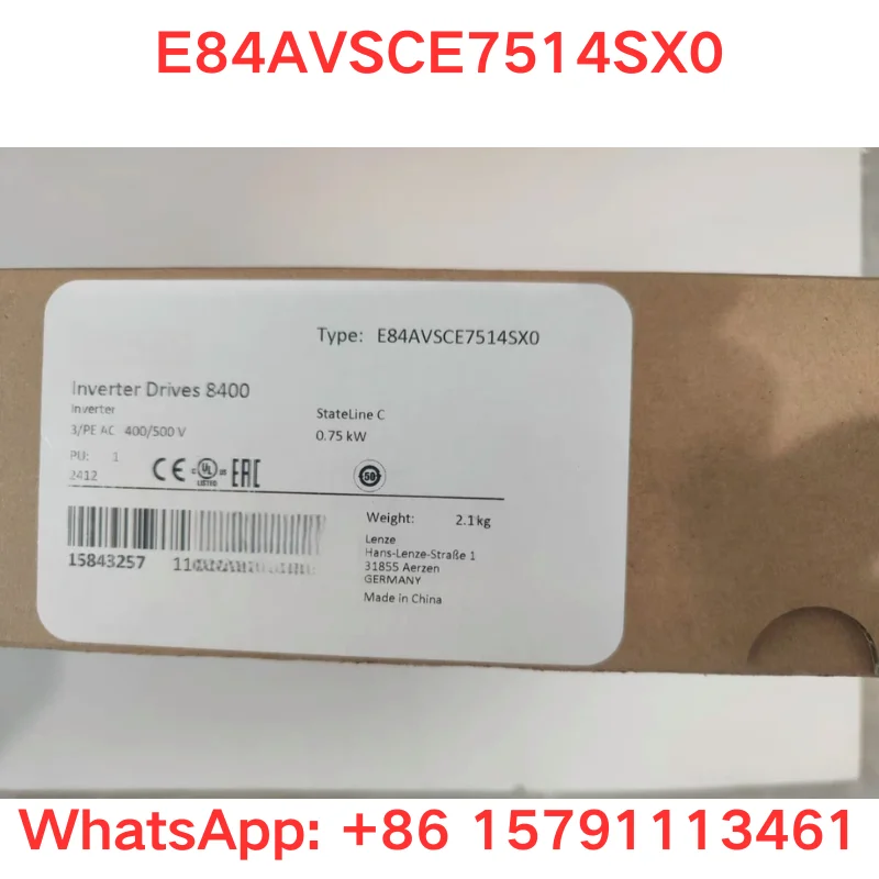 

Новый оригинальный преобразователь частоты E84AVSCE7514SX0 для быстрой доставки