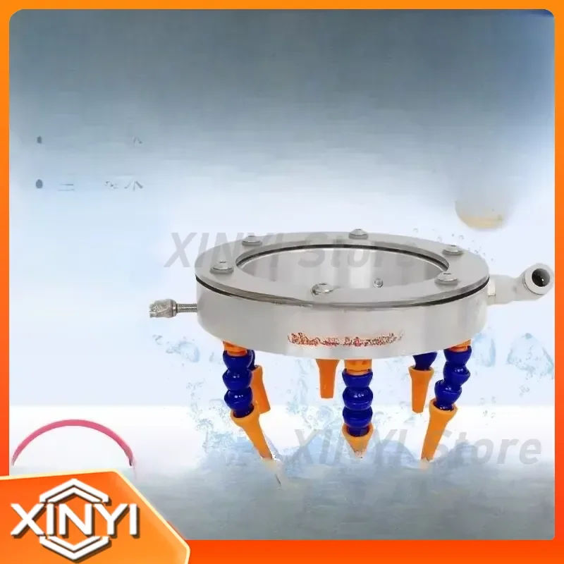 Stone Engraving Machine Parts for CNC Router Spindle Motor Water Spray Ring Universal Tool Cooler Nozzle Metal Cooling System