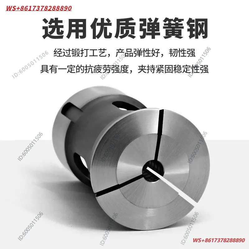 Numerical control lathe spring chuck CK46 machine spindle hydraulic collet plus hard precision back-pulling instrument