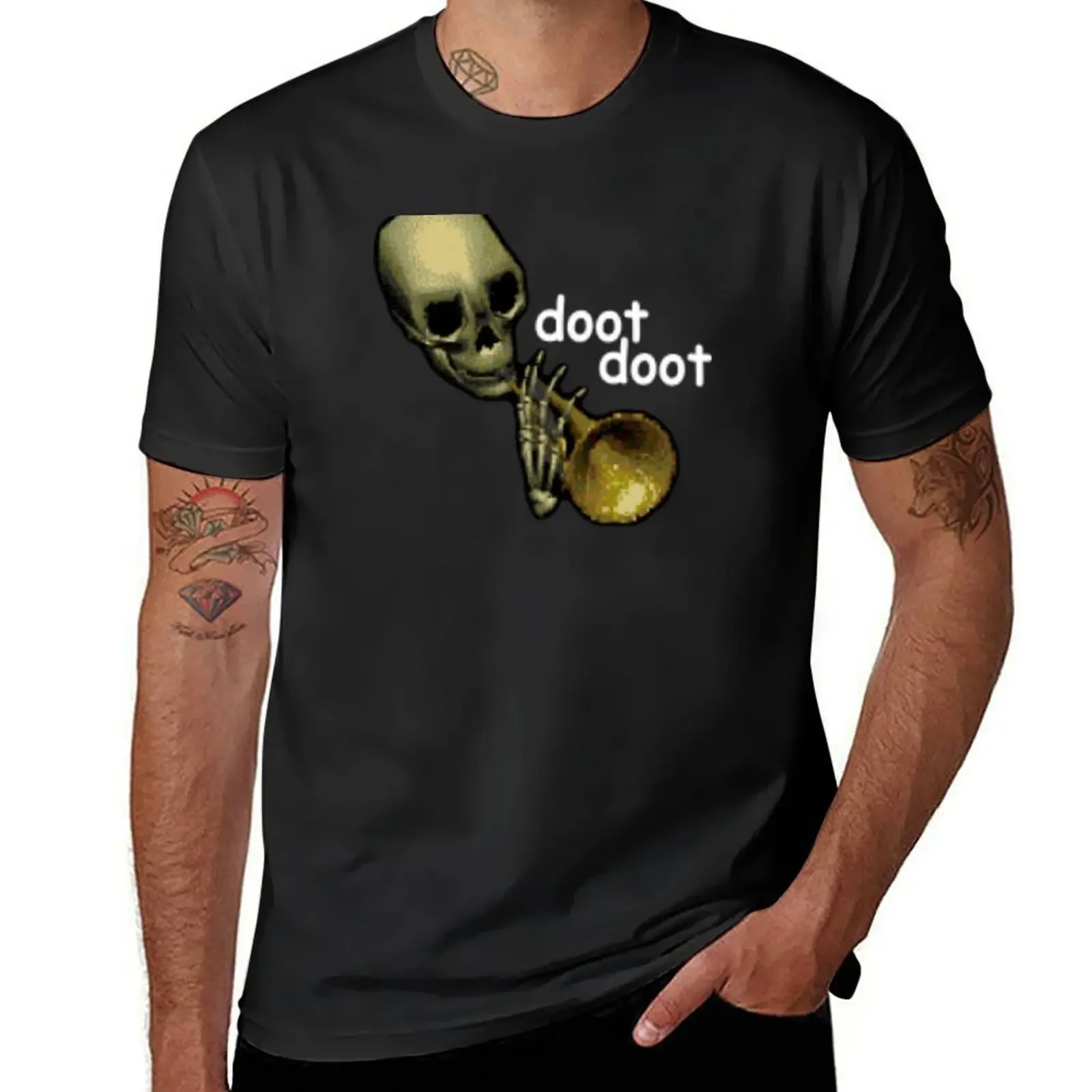 Doot Doot Mr. Skeltal T-Shirt sublime new edition kawaii clothes heavyweight t shirts for men tshirts for mens designer clothes