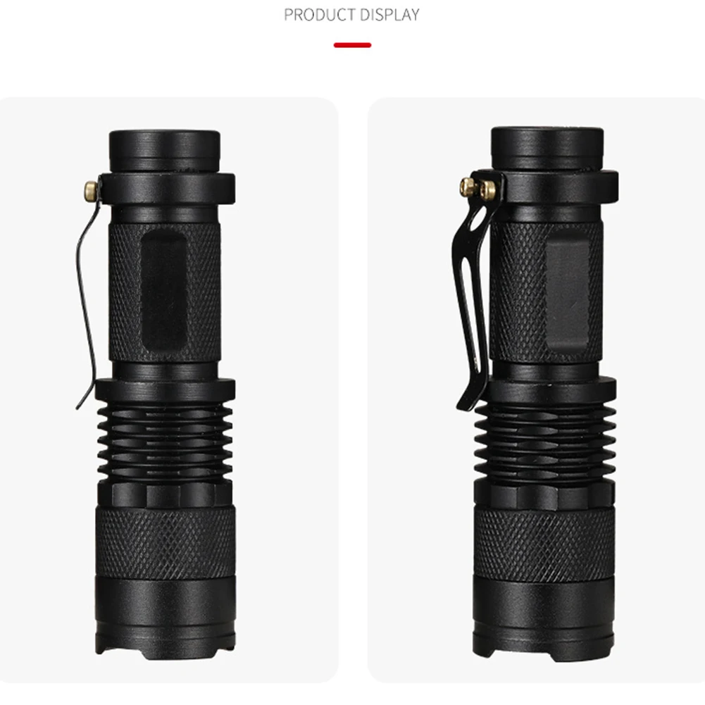 UV Flashlight Ultraviolet Torch with Zoom Focus Function High Lumens Flashlight Banknote Pet Urine Stains Detector LED Torch