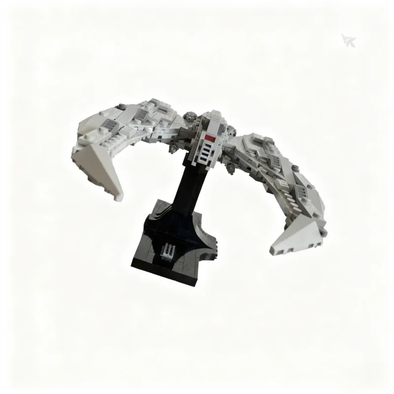 314pcs MOC Battlestar Galactica Cylon Raider Classic Collection Space Galaxy SciFi Model Building Blocks DIY Art Mega Toy Gift