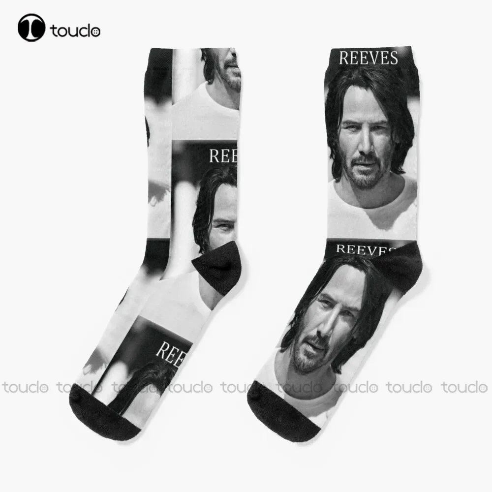 

Носки Keanu Reeves, черные длинные носки, подарок на День Благодарения, Рождество, Новый год, унисекс, для взрослых, подростков, молодежные носки на заказ, высокое качество Hd