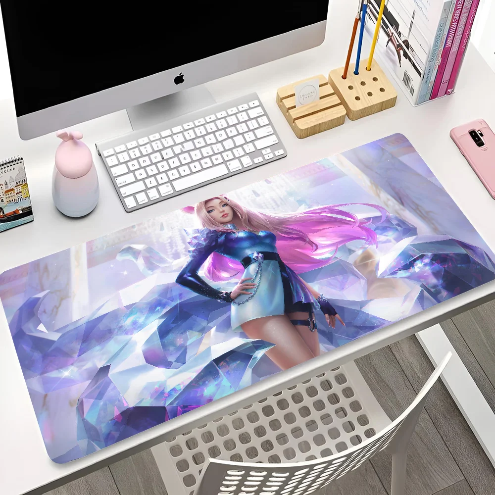 

1pc K-KDA League Of Legends Mouse Pad Desk Mat With Pad Gaming Accessories Prime Gaming XXL Keyboard Pad Padding Mat