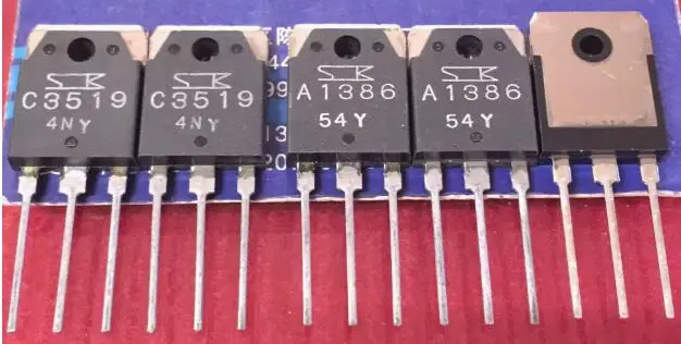 

10pair/lot Original 2SC3519 2SA1386 audio transistor free shipping