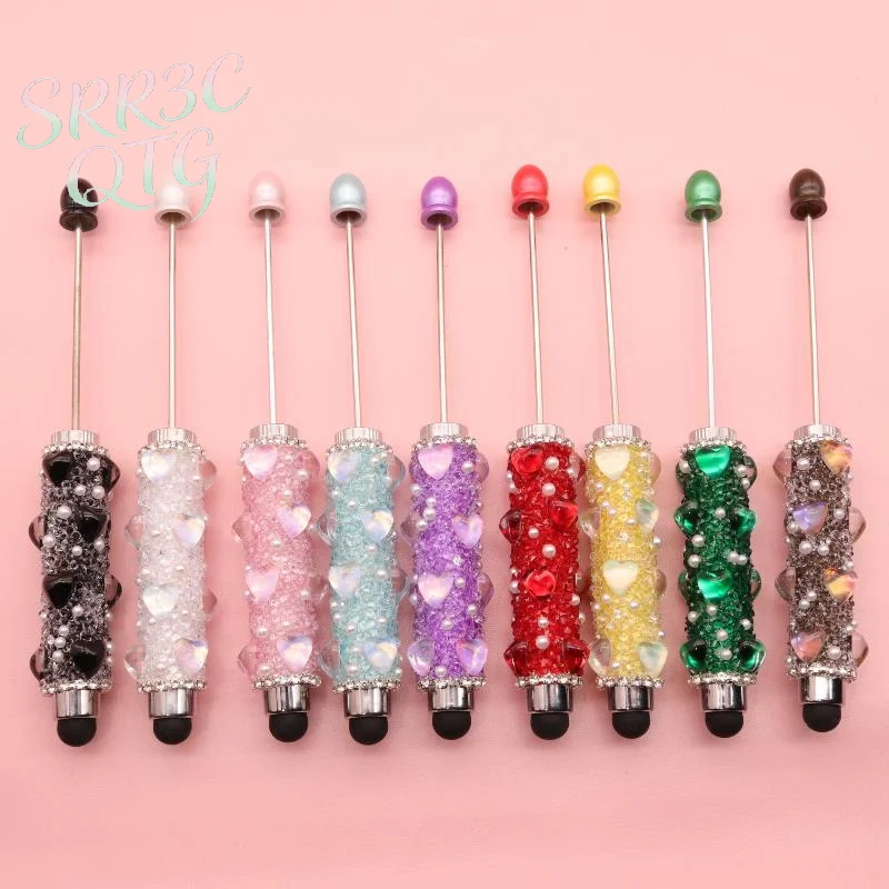 

Creative Bead Ballpoint Pen Capacitive Touch Writing Multifunctional Ballpoint Pens Office Study Supplies Touch Screen Pen Gift