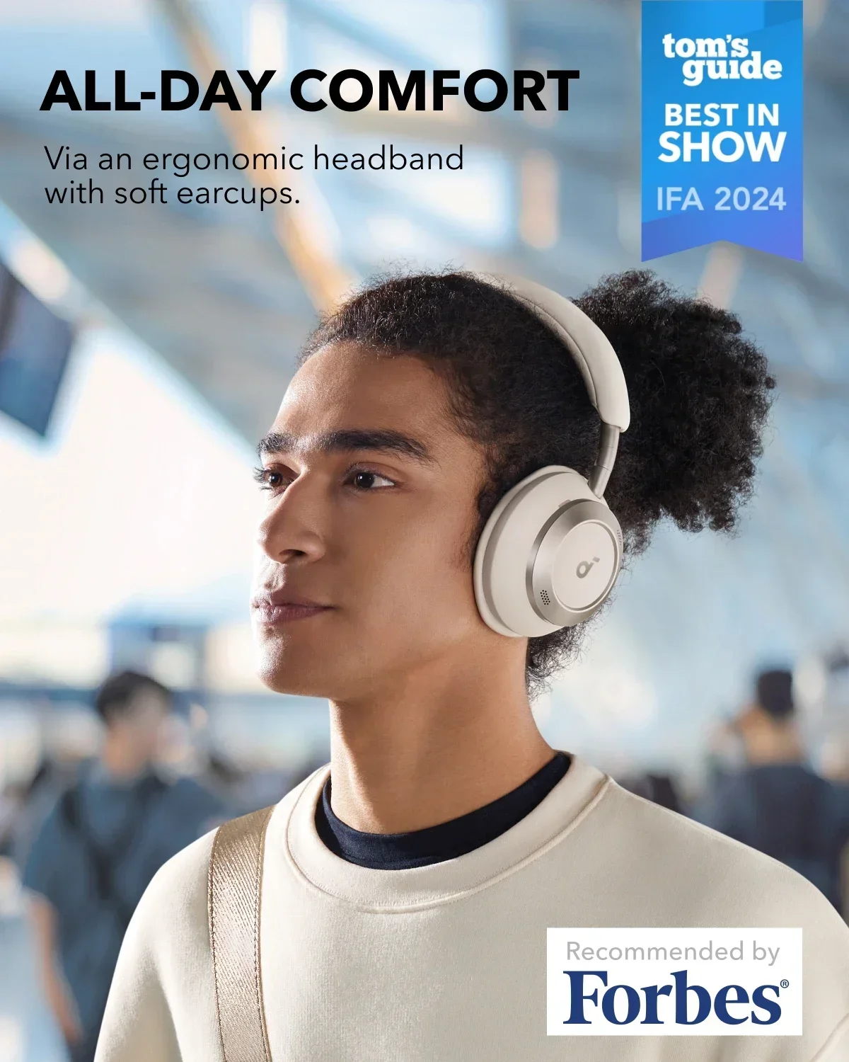 100% الأصلي Soundcore Space One Pro سماعات AANC سماعة بلوتوث 80H سماعة لاسلكية تعمل بالبلوتوث سماعات لاسلكية سماعات #6