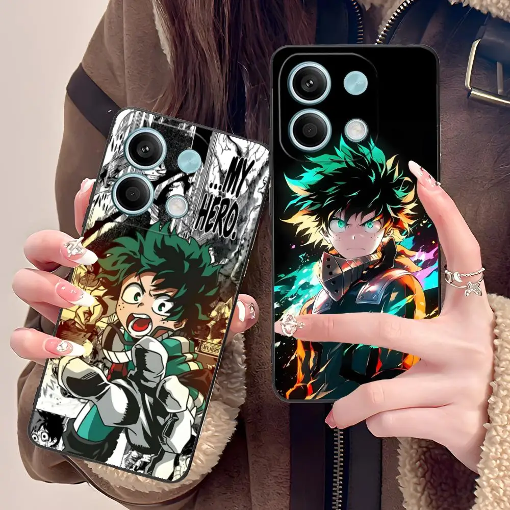 

Чехол для телефона My Hero Academia Izuku Deku для POCO M6 M5 M4 M3 X7 X6 X5 X4 X3 F6 F5 F4 Pro GT 5G с цветной печатью, защитный роскошный