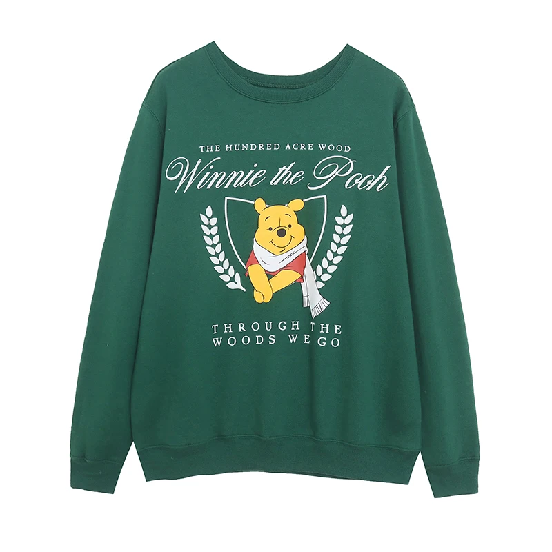 

Cute Spooky Casual Versatile Fashionable Long Sleeve Fleece Lined Sweatshirt Loose Women's Top Slimming Comfortable Cotton Po...