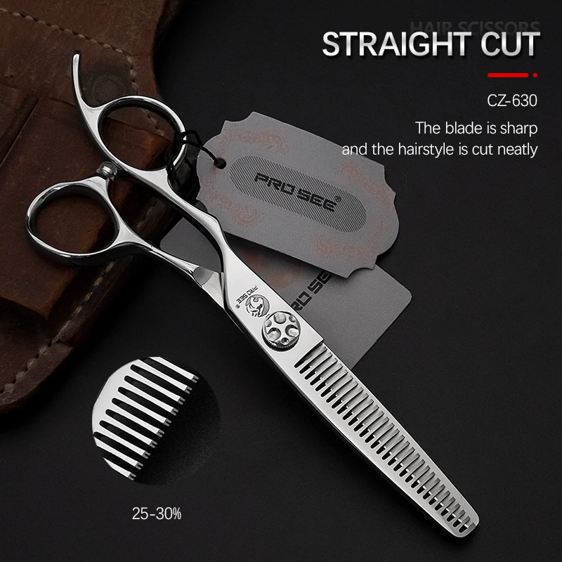 Professional Hair Scissors Cut Hair Cutting Custom Logo Salon Left hand Scissor Barber Thinning Scissors