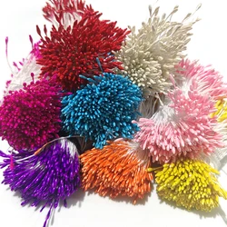 900pcs 1mm DIY Artificial Mini Pearl Flower Stamen Pistil Simulated Flowers Pearl Stamen Home Decoration Christmas Accessories