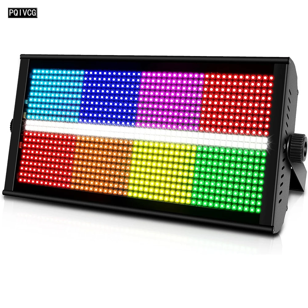 

200w RGBW Strobe Light 960LED 8-segment Strobe Effect Full Color Stage Light For Bar, DJ, Concert, Wedding, Birthday Party