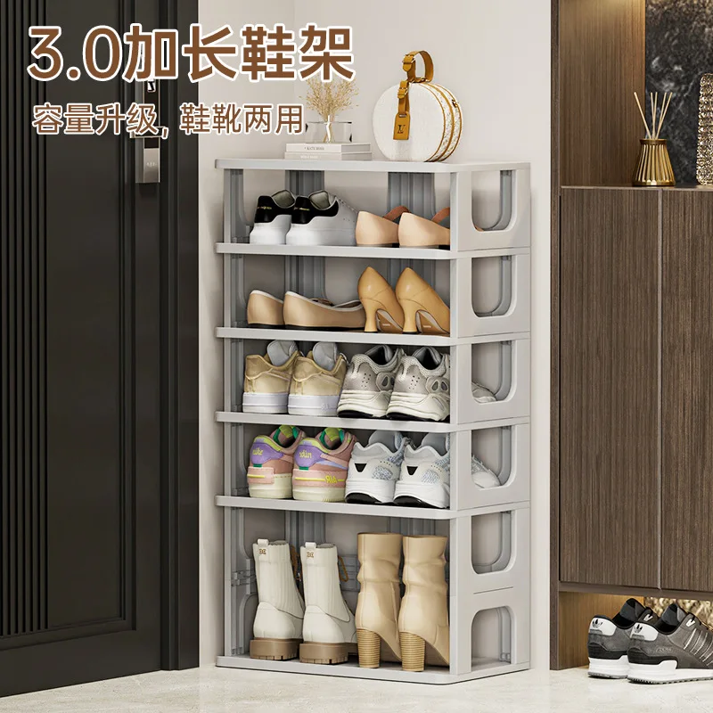 Shoe Rack Shoe Organizer Dustproof Multi-layer Assembly Storage Shelves Household Simple Space-saving Shoe Cabinet