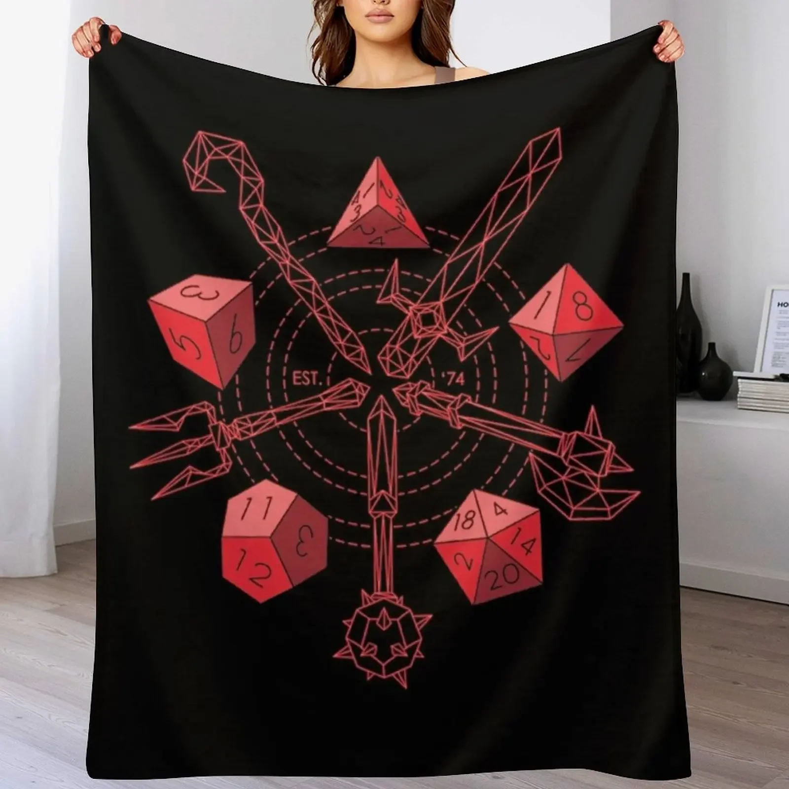 Roleplayer - Choose Your Red Weapon Throw Blanket Decorative Sofa Luxury Thicken Blankets