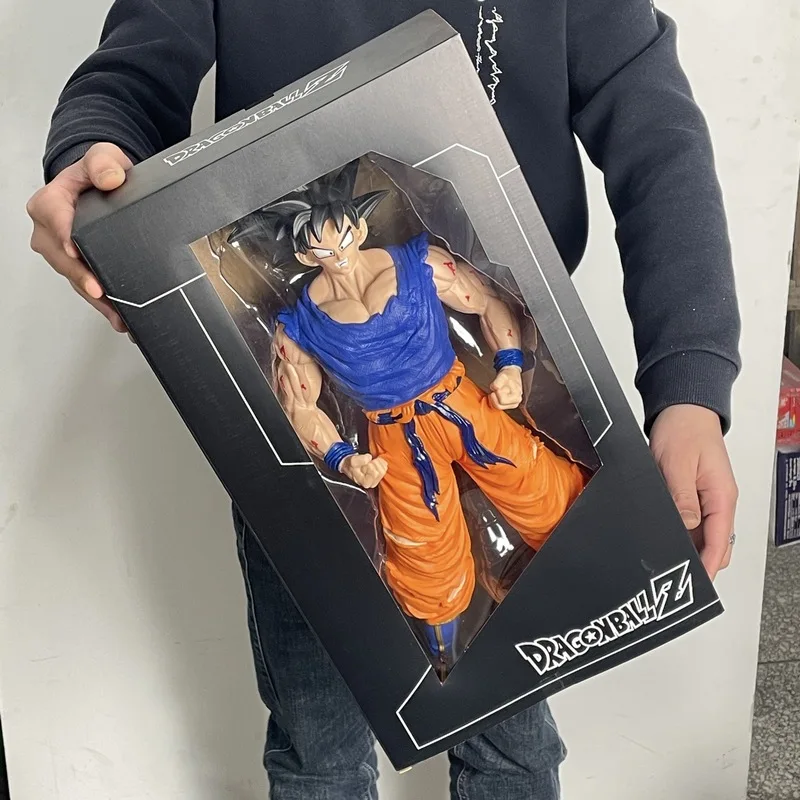 

47cm Dragon Ball Anime Figuras Goku Vegito & Super Saiyan Gogeta Action Figure Statue Model Collection Deco Ornaments Toys Gift