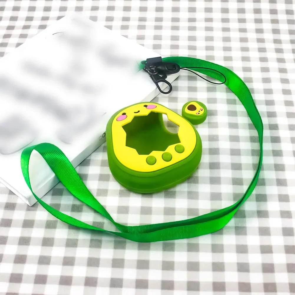 1 Set For-Tamagotchi Paradise Silicone Cute Cat Green Silicone Protective Cover Set  Multi Color  Protective Cover Accessories