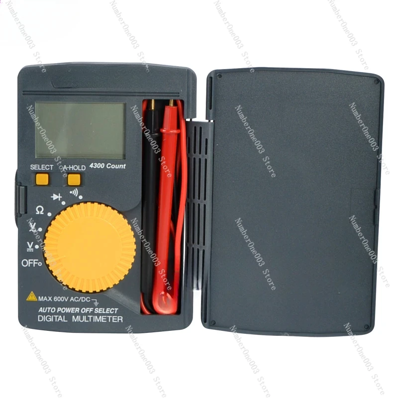 DE-17 pocket mini multimeter digital high precision pocket automatic range imported portable