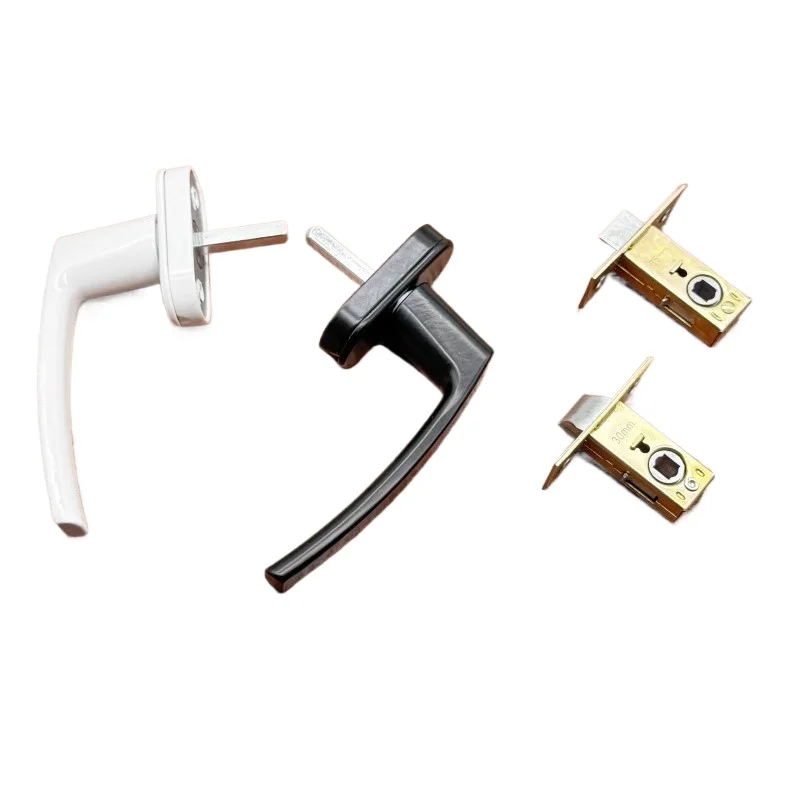 

Профессиональная пластиковая стальная оконная ручка с замком для огнестойких окон Прочный механизм блокировки окон для надежной работы