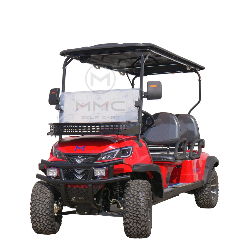 Street Legal Electric Golf Cart 4 Seats 5000W Scooter Go Kart ATV Adult Touring Classic Solar Golf Cart