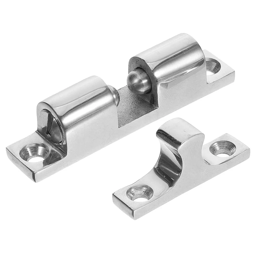 

Marine Door Stopper Cabinet Latches Closet Ball Catch Double Roller Hardware Zinc Alloy and Catches Stainless Steel