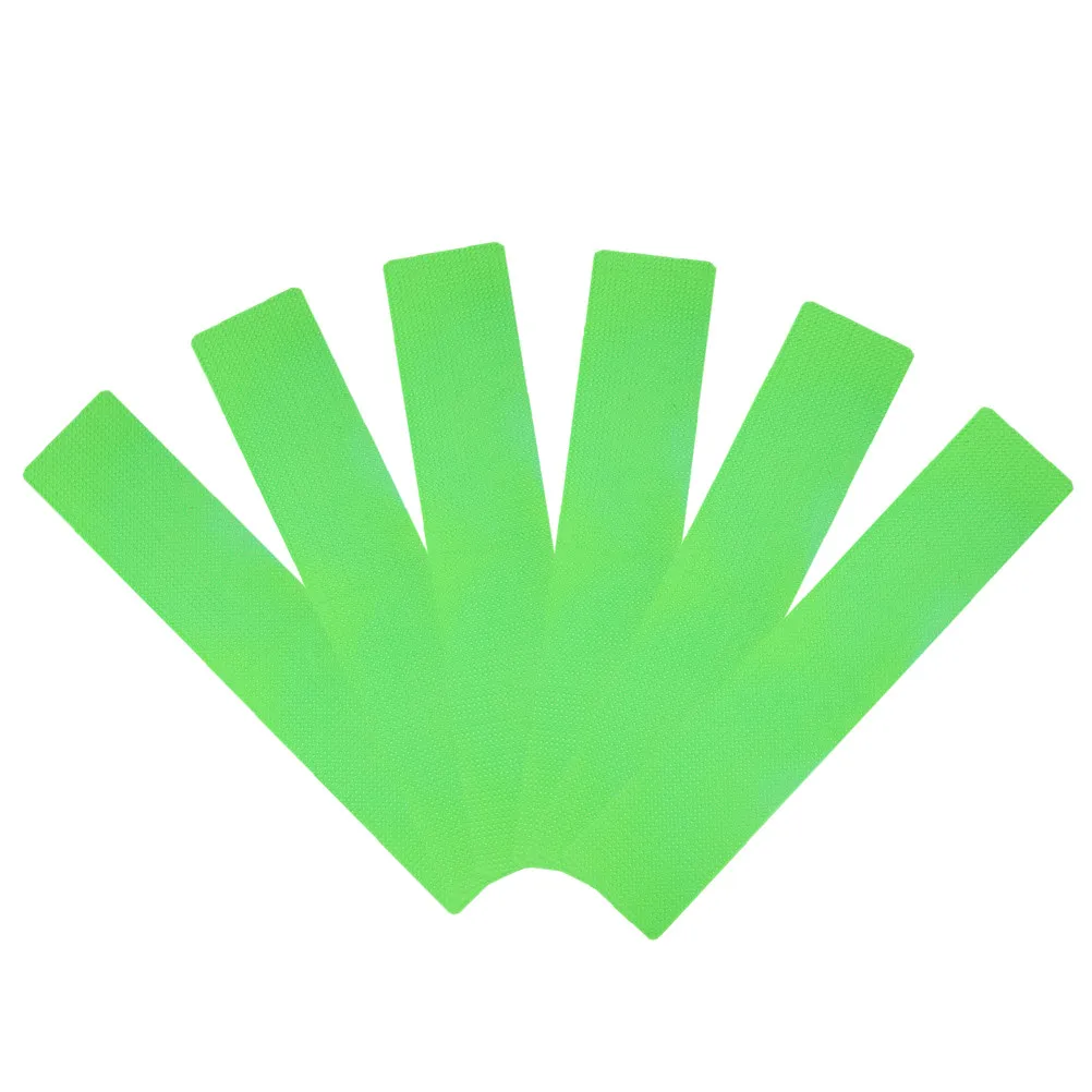 

6Pcs Court Line Marker Kit Waterproof PVC Green Boundary Spot Markers Sports Training Equipment Tennis Basketball Volleyball