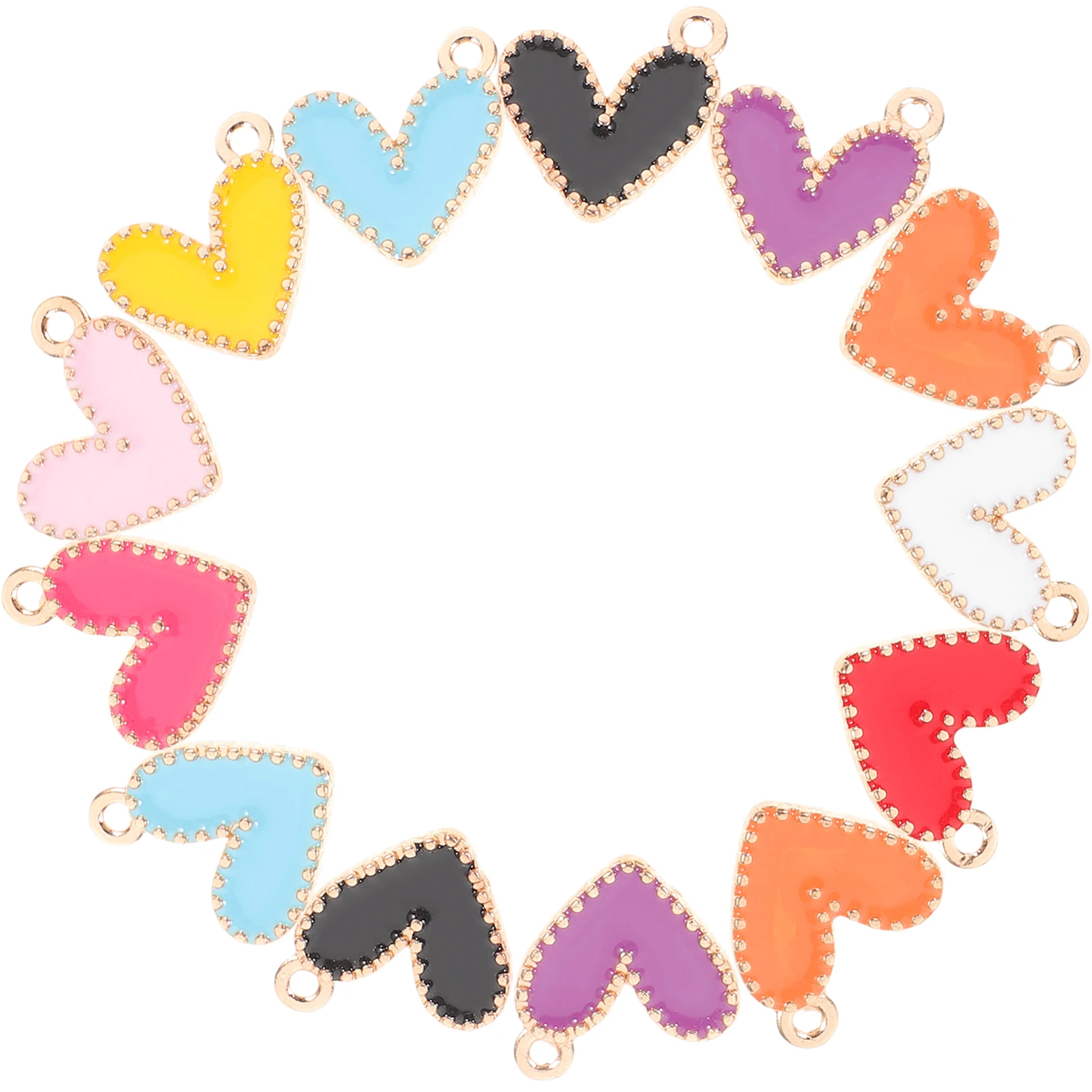 

90 шт., подвески в форме сердца, ювелирные изделия ручной работы, подвески, ожерелье, браслет, декор, аксессуары для поделок, украшения «сделай сам», подвески в форме сердца