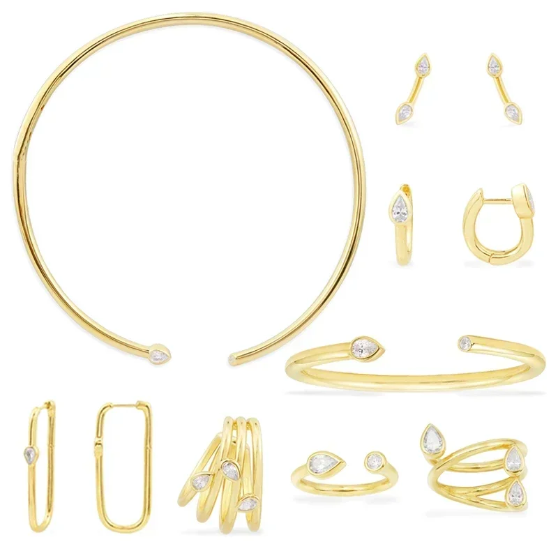 

Eomm стерлингового серебра 925 пробы с геометрией, простая серия, кольца, серьги, браслет, ожерелье, женские простые классические популярные юбилейные украшения