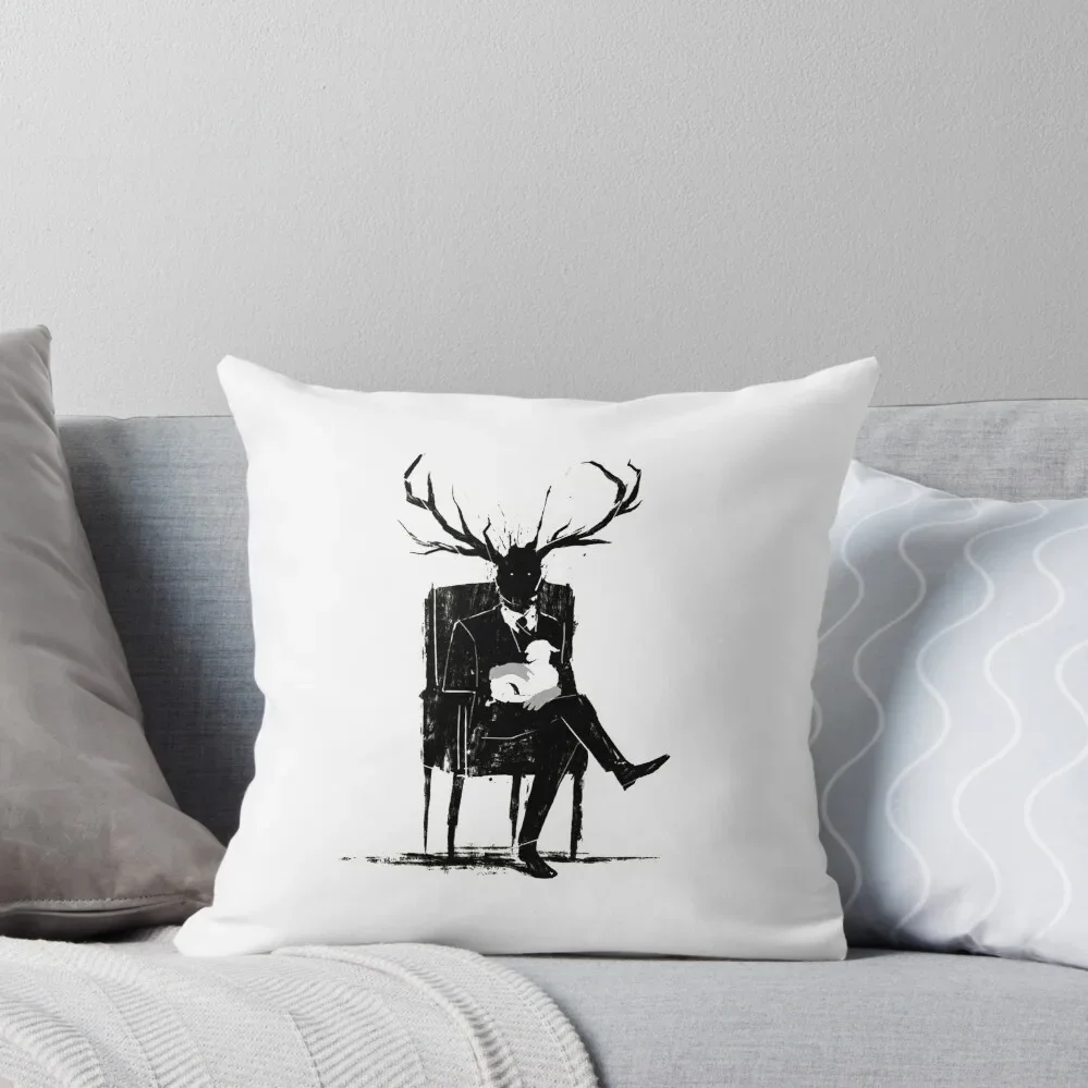 Hannibal Lecter NBC Stag Antlers Lamb Throw Pillow Cushions Cover Decorative pillowcase Pillow