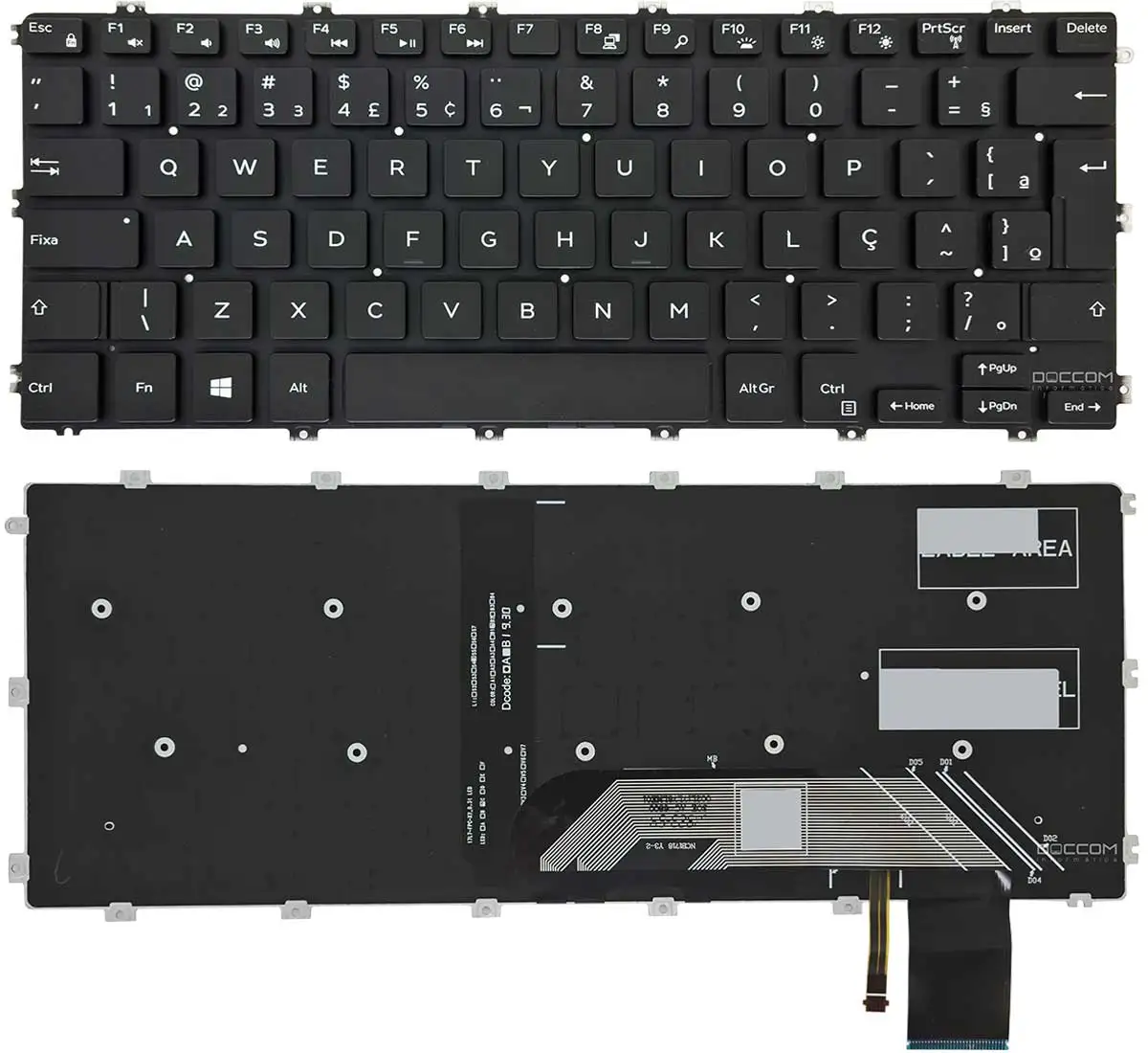 Compatible Notebook Keyboard Dell Inspiron 14 5480 5488 5485 5481 5482 13 7386 P91g P91g001 15 5488 5485 5480 7586 5580 5585