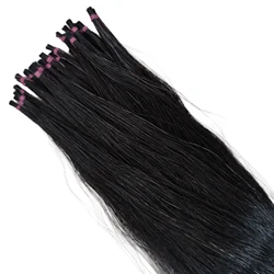 20 hanks Black Horse Tail Hair ponytail Violin Bow hair Mongolian Horse
