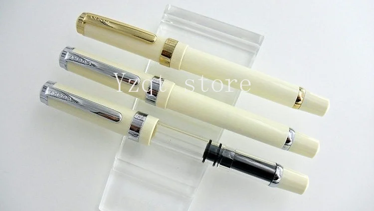 Transparent Demonstration Office Character Practice Student Pen Bright Tip F and EF Thickness Piston Iridium Pen