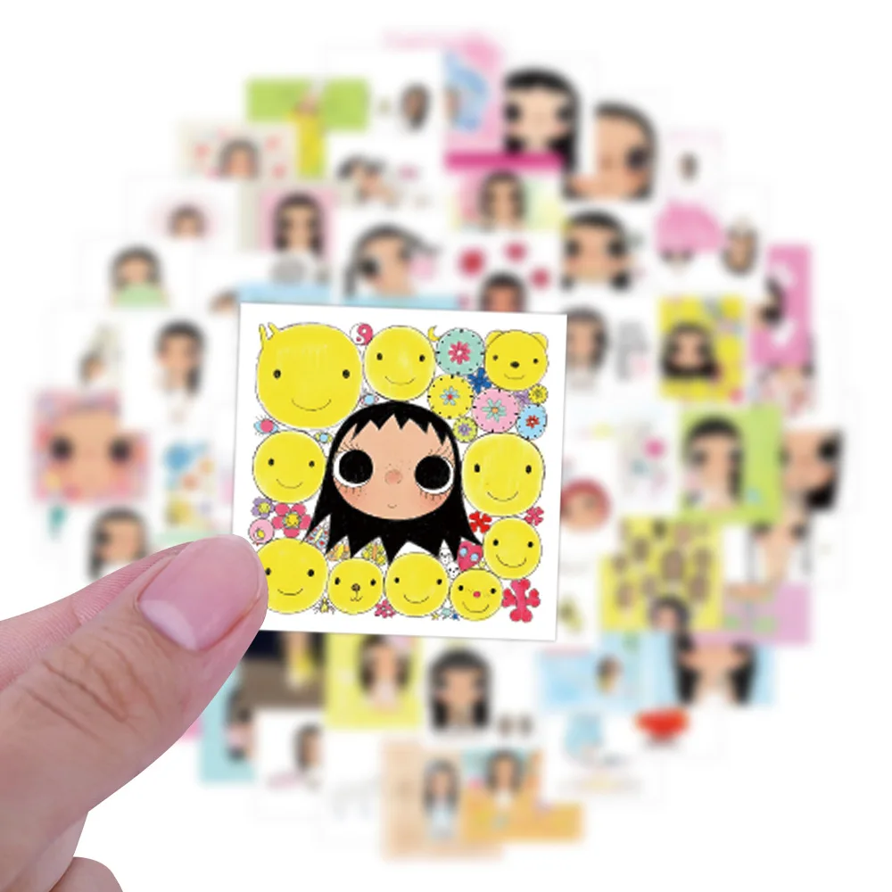 99PCS Anime YuY Cute Girl Cartoon Sticker Graffiti Decoration Phone Case Book Waterproof Decal Toy