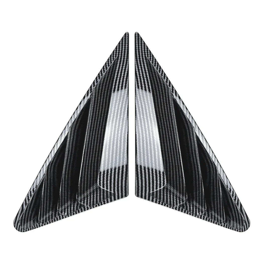 Rear Triangle Window Shutters Triangle Sunshade Modified  Patch Shark Gill For Audi A3 8Y Sedan 2021-2025