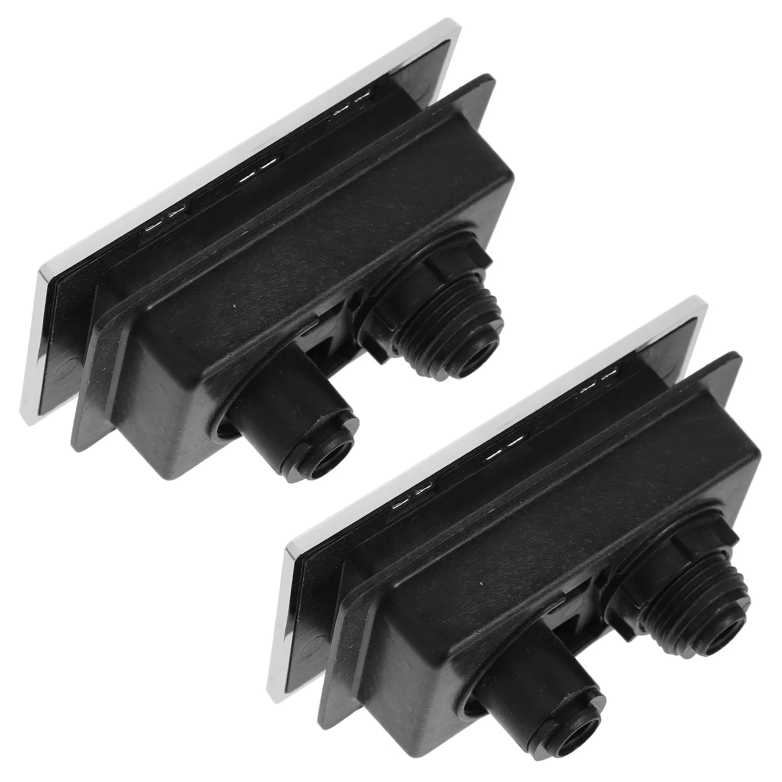 

2Pcs Dual Flush Push Button for Toilet Water Tank ABS Material Easy Install Repair Universal Toilet Tank Button Home Hotel