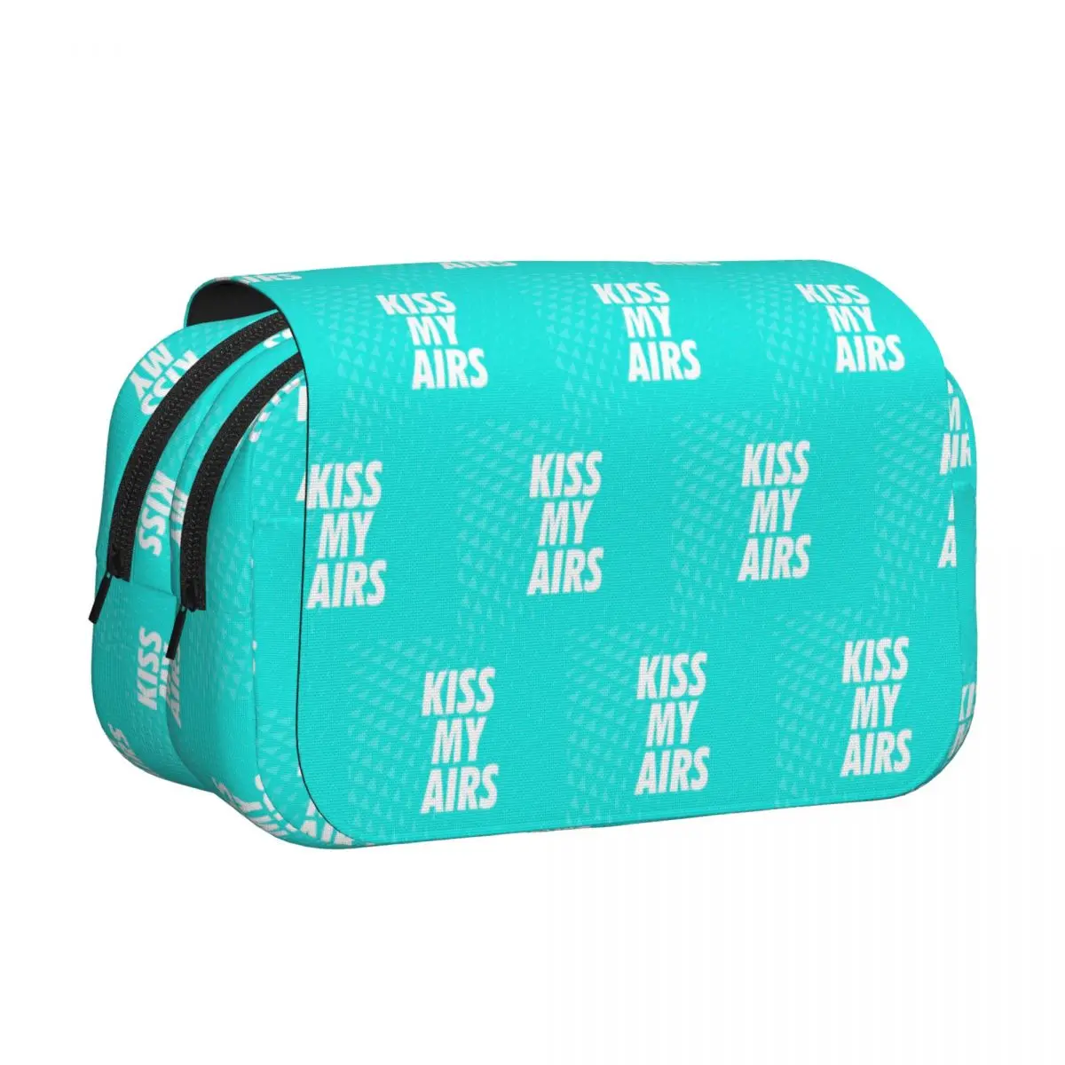 Kiss My Airs Sneaker Head Hype Turquoise & White Pencil Cases Pencil Pouch Hard Shell Large Capacity Pen Box Pencil Bag Gifts