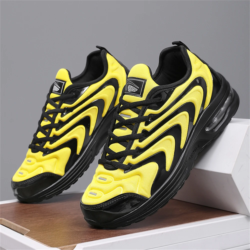Men Casual Sport Shoes Air Cushion Running Shoes Breathable Marathon Running Sneakers Durable Outsole Trainer Tenis Walking Shoe
