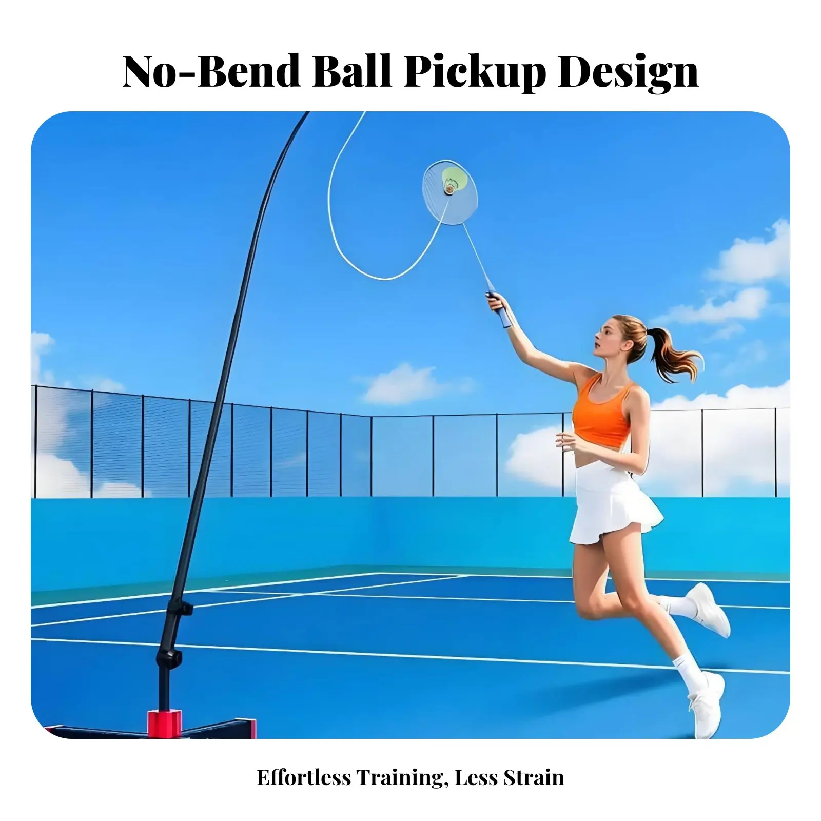 

Светящееся устройство для самостоятельных тренировок по бадминтону, тренажер для отработки ударов, простое в установке, регулируемое спортивное оборудование