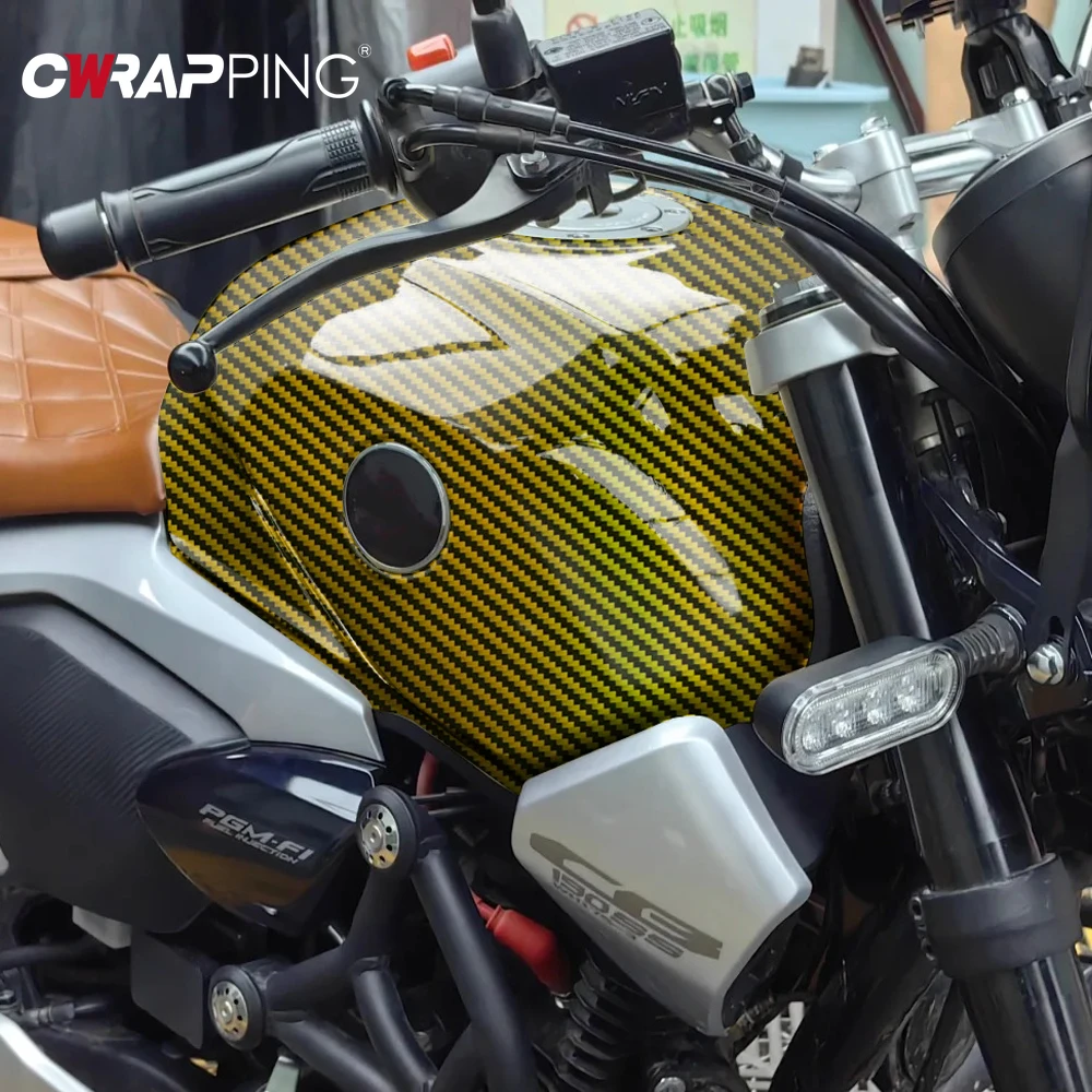 Stiker Pembungkus Mobil Tuning Foil Karbon Forged Film Tahan Air untuk Mobil Stiker Vinyl Perekat untuk Aksesoris Motor Pelapis