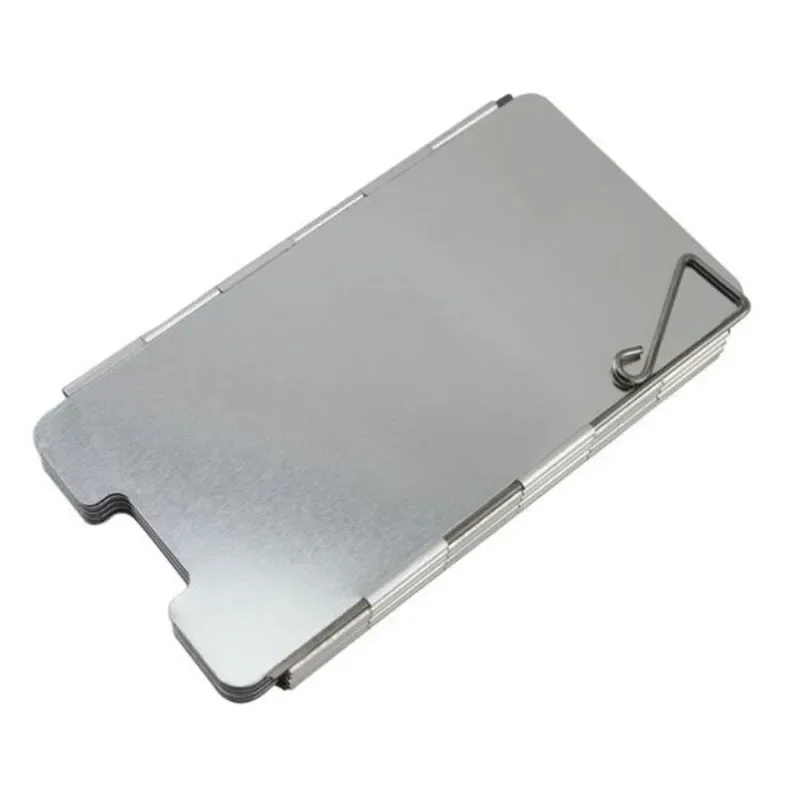 Pare-brise de cuisinière à gaz pliable à 9 plaques, brûleur de cuisine de Camping en plein air, écran coupe-vent en alliage image 3