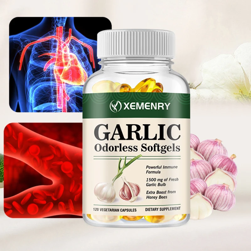 

Капсулы чеснока без запаха — кровообращение, баланс уровней холестерина, повышение иммунитета, поддержка здоровья сердца и сердечно-сосудистой системы