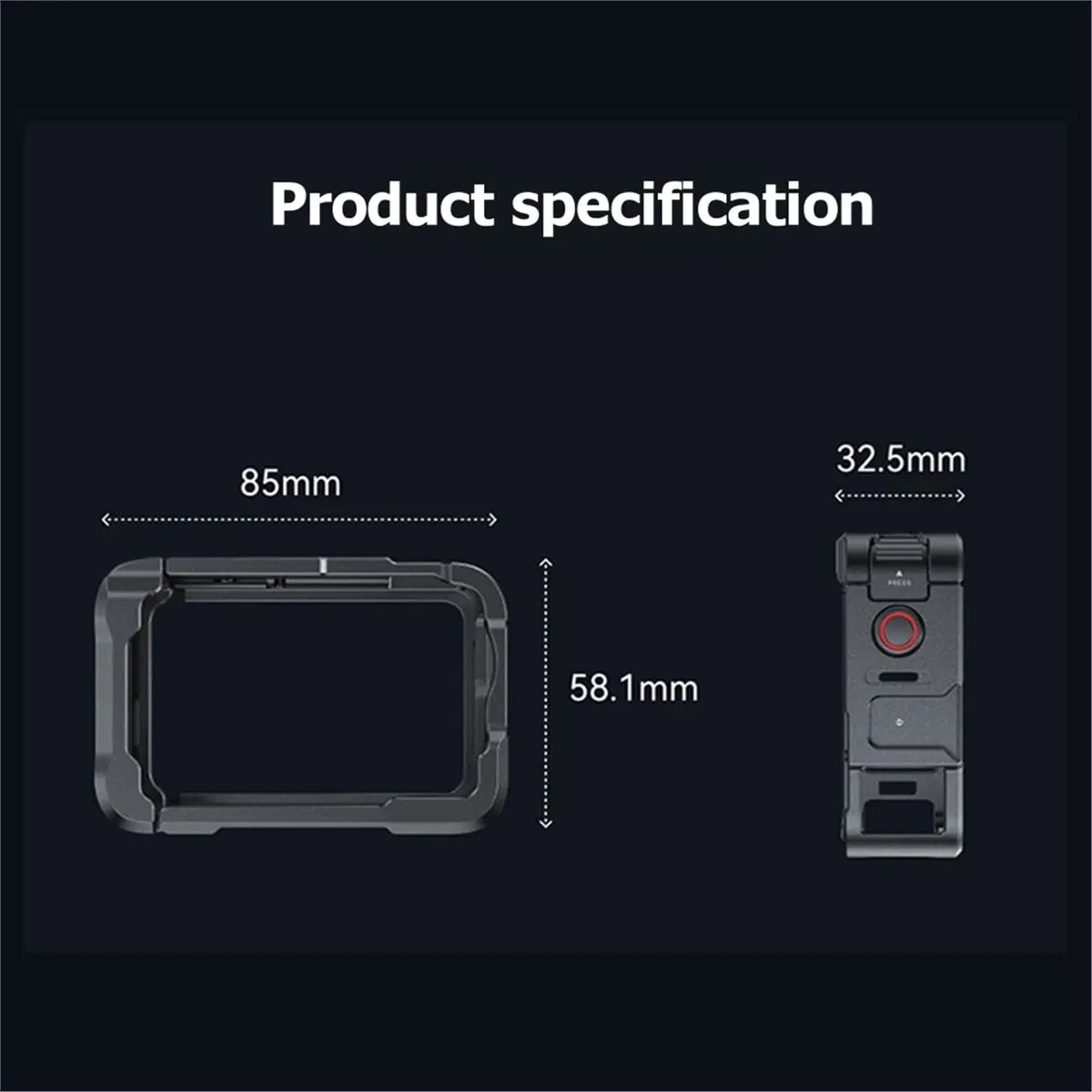 Can buy Frame Protective Case Rabbit Cage for DJI OSMO Action 6 Metal Shell Housing Camera Cage Accessories Kit