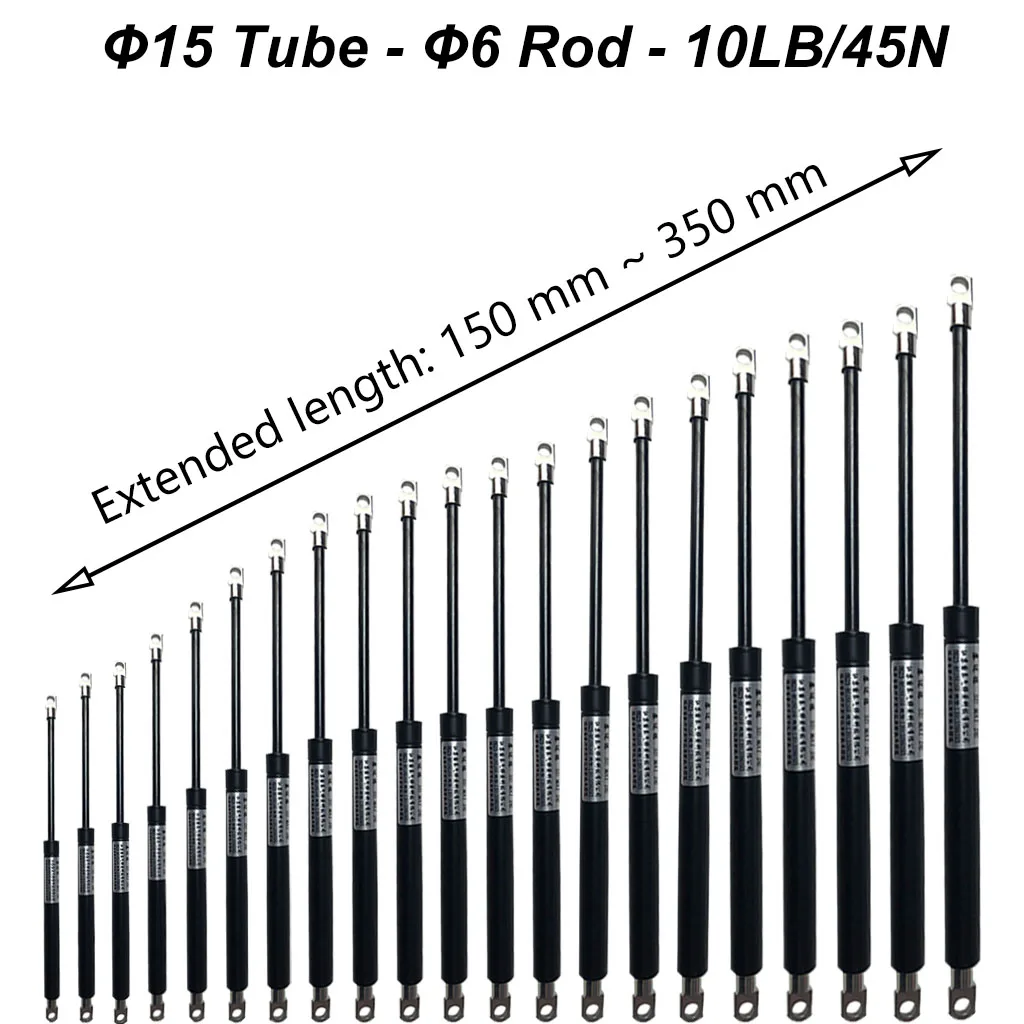 1 szt. 45N/10LB 150-350mm uniwersalna skrzynka narzędziowa ze stali siłowniki pneumatyczne wspornik podnośnika łóżko ze schowkiem wyściełana szafka