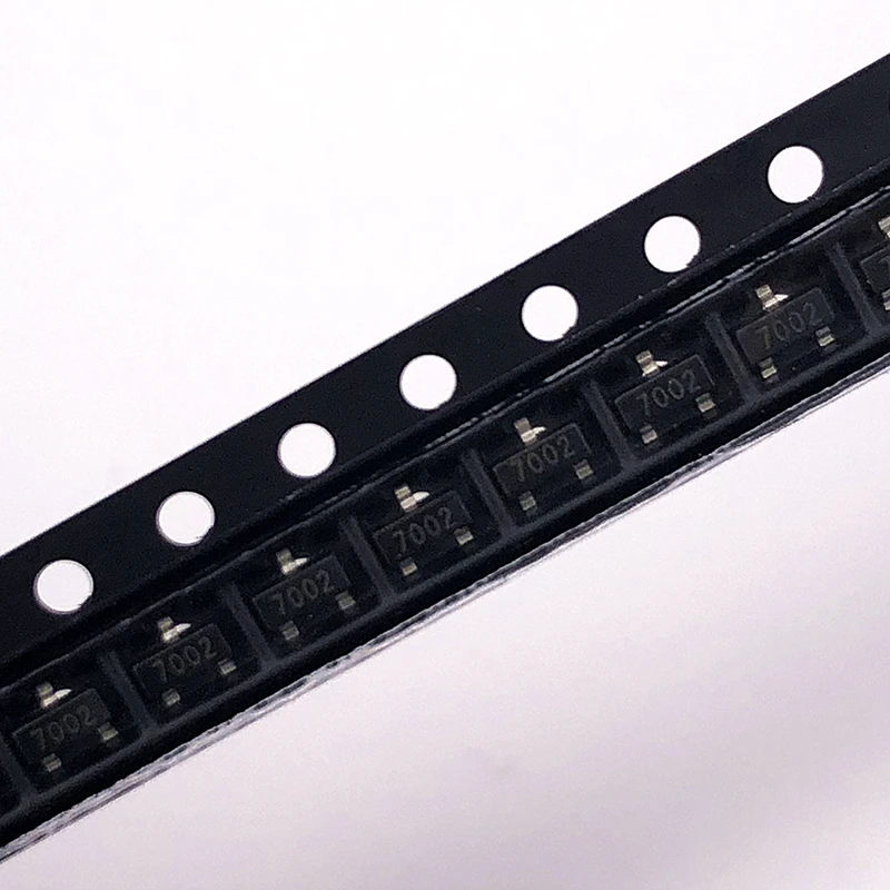 (100 قطعة) 2N7002 7002 SOT-23 SMD MOSFET N-قناة ترانزستور ثلاثي 2N7002LT1G S0T23