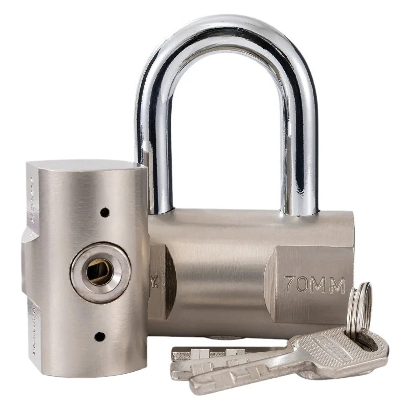 Class C copper core blade hammer lock waterproof, rust-proof and anti-theft copper core door lock warehouse hammer lock