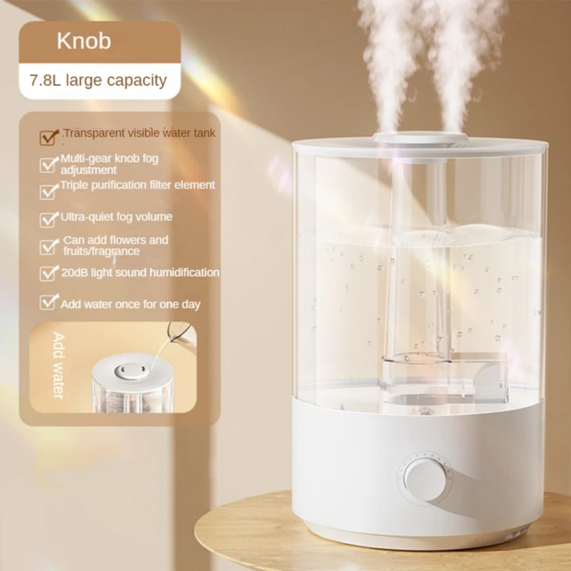 Bedroom Humidifiers For Bedroom Top Fill Cool Mist Ultrasonic Humidifiers For Baby, Plants, Nursery, Humidifiers For Room