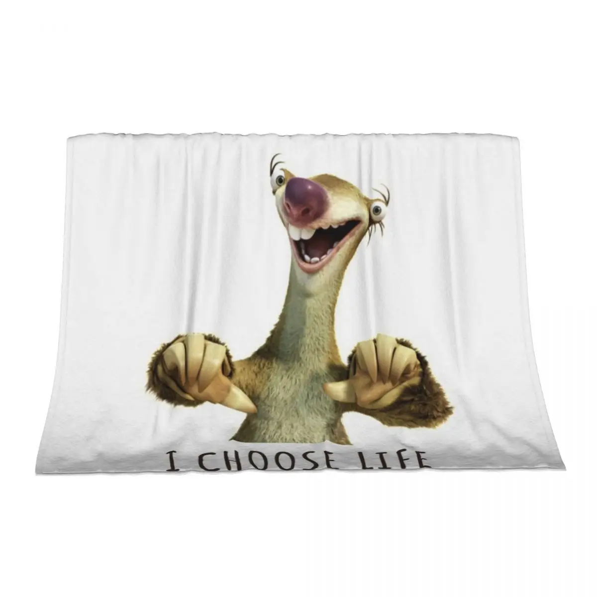 

Sid I Choose Life, Sloth I Choose Life Throw Blanket for babies Tourist Decorative Sofas Blankets