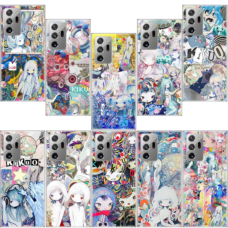 

K-KikuoS Art Cute Phone Case for Samsung A17 A37 A57 A54 A14 A24 A34 A07 A04S A02S A12 A22 A32 A52S A16 A26 A36 A56 A72 Galaxy N