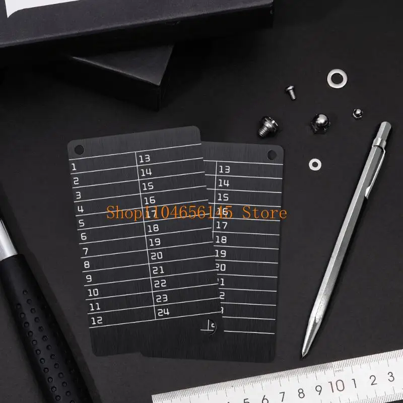 5asd 2 Aluminum Refrigeration Wallets For 24 Word Phrases Includes Engraving Tool
